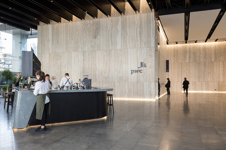 PWC LOBBY by Warren and Mahoney